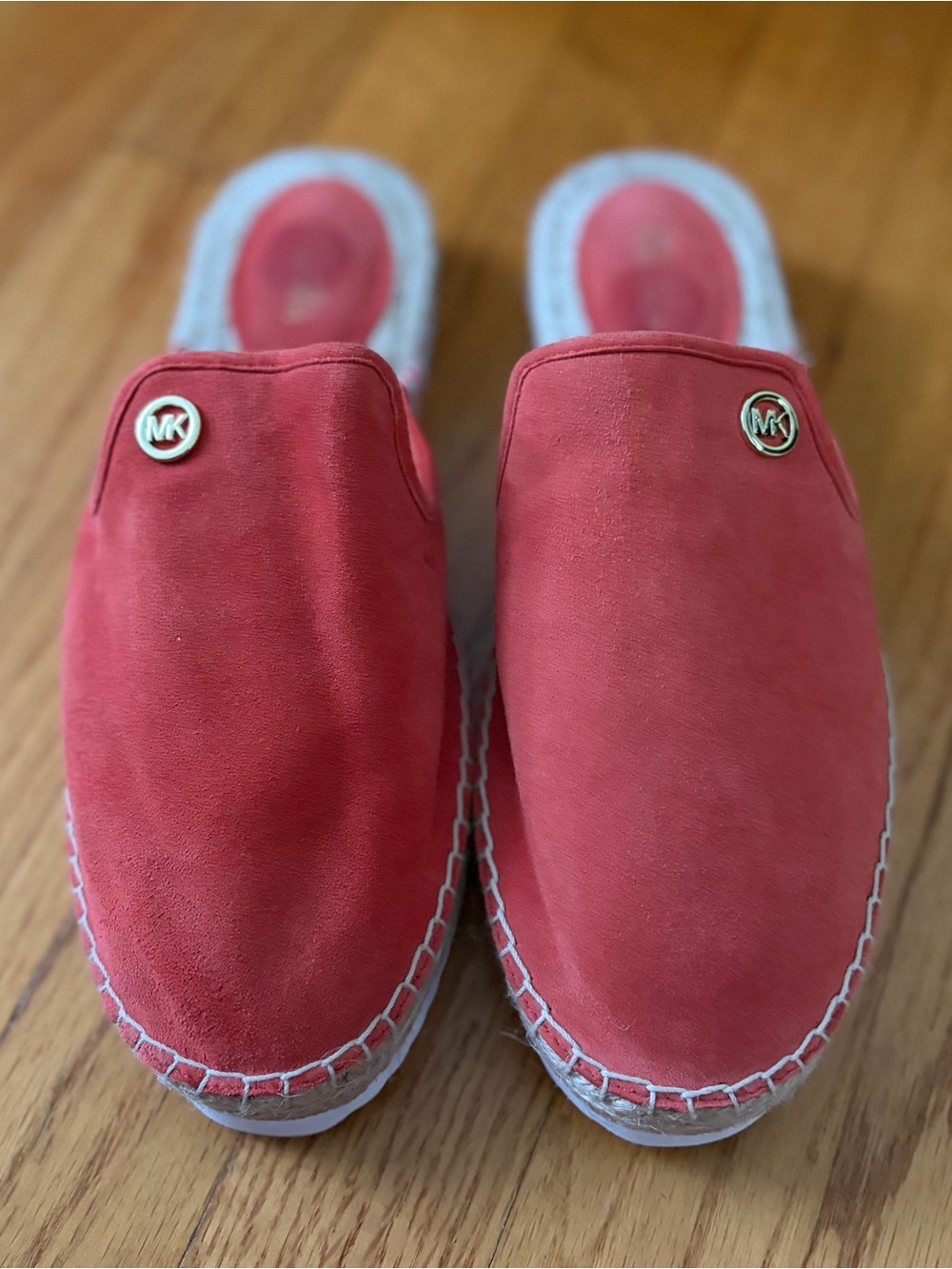 Michael Kors Madarin Suede Espadrille Slip-Ons 7.5 Resortwear Designer NWOT
